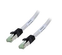 55136 Patch cord RJ45 mâle, recto-verso S/FTP Cat 8 Line Cu Goobay
