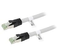 55137 Cordon de brassage S/FTP Cat 8 Line Cu LSZH gris 2m 24AWG Adern: 8 Goobay
