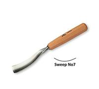 551620 Stubai 20Mm N°7 Balai Courbé Outil De Sculpture En Bois