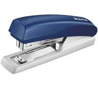 Leitz Mini Agrafeuse de Bureau, Capacité 10 Feuilles, Bleu, Boîtier Ergonomique, Gamme NeXXt, 55170035