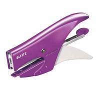 [55312062] LEITZ Pince Agrafeuse WOW N°10 15 Feuilles Métallisé Violet