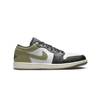 553558-092 Nike Air Jordan Air 1 Low Noir Toe Medium Olive Homme 46 EU