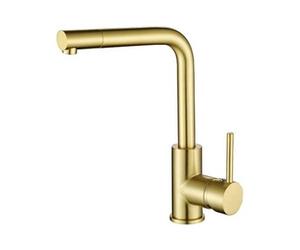 5553 G Robinet en laiton, zone de pivotement 360°, haute pression, design doré