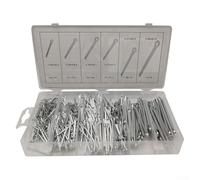 555PC Kit de goupilles fendues avec clips R assortis broches d'indexation à ressort pour fixation industrielle et rétention de composants