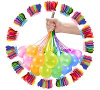 555pcs Bombe a Eau Ballon, Colorés Ballon Eau, Bombes à Eau Réutilisables, Bombes à Eau à Remplissage, Bombes à Eau à Fermeture Automatique, S'applique à Jeu D'été Enfant