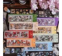 556 Pièces/48 Feuilles D'Autocollants Pour Scrapbooking, 8 Styles Stickers Scrapbooking, Autocollants Pour Journal Intime, Scrapbooking, Accessoires De Journal, Diy Bullet Journal Etc