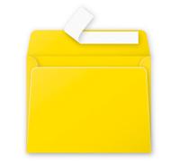 [5561-J-5] Pollen Lot de 5 Paquets de 20 Enveloppe 120g 90x140 jaune soleil A...