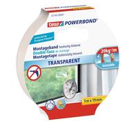 [55744-00001-02] tesa Adhésif double face Powerbond 19 mm x 5 m Transparent