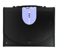 [55934E] Exacompta Trieur valisette noir en13 compartiments.Dos extensible 55...