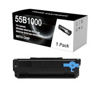 55B1000 Cartouche De Toner Compatible pour Lexmark MS331 MS439dn MS431dn MX431adn MS331dn MX331adn MX432adwe, Toner Noir À Haut Rendement,Black-6000 Pages