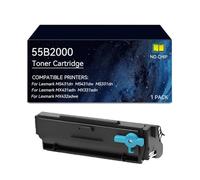 55B2000 Cartouche de Toner pour Lexmark, sans Puce, rendement de 3000 Pages | Cartouches de toner de remplacement 55B2000, for imprimante MS431dn MS431dw MX431adn MX432adwe MS331dn MX331adn(1 pack)