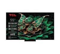 55C7K - Classe de diagonale 55" (54.5" visualisable) - C7K Series TV LCD rétro-éclairée par LED - QLED - Smart TV - Google TV - 4K UHD (2160p) 3840 x