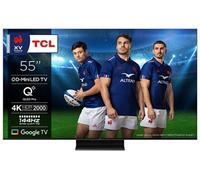 TV QD-MiniLed TCL 55C89B 139 cm 4K UHD 2024 Aluminium brossé CD