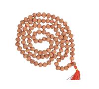 55Carat Mala Rudraksha Jaap certifié 8 Mukhi (10 mm) 108 + 1 Perles Astrologique Huitième Mukhi Perles Énergie Positive pour Hommes et Femmes