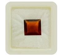 55Carat Natural Ceylan Hessonite Loose Gemstone Squone Face Chakra Facet Healt