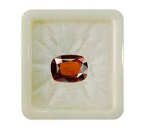 55Carat Natural Ceylan Hessonite Rectangle de pierre de pierre de pierre de gemme Forme à facettes Chakra Guérison janvier Janan Stone Capricorn Zodiac and Astrology Sign Bijoux faisant 10 carat