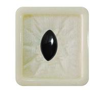 55Carat Pierre précieuse en 55Carat Onyx noir naturel certifié, taille marquise : à 9,32 carats, Rashi Ratan, fournitures certifiées, pierres précieuses pour chakras, lots de clous d'oreilles