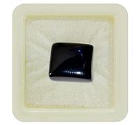 55Carat Pierre précieuse naturelle certifiée en onyx noir de, forme carrée, à 9,32 carats, pierre astrologique Rashi Ratan, accessoire pour collier, vente en gros