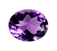 55Carat Pierre précieuse ovale originale en vrac, 4x6, 5x7, 6x8, 7x9, 8x10, 9x11, 10x12, 12x16 mm pour la fabrication de bijoux, 5x7 mm, Pierre, Améthyste naturelle