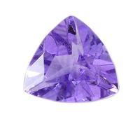 55Carat Trillion Shape Original Cabochon à facettes Pierre précieuse naturelle à facettes 4 5 6 7 8 9 10 11 12 13 mm, 5X5 mm, Pierre, Améthyste naturelle