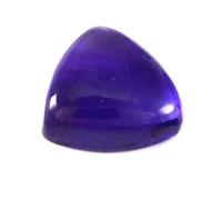 55Carat Trillion Shape Original Cabochon à facettes Pierre précieuse naturelle à facettes 4 5 6 7 8 9 10 11 12 13 mm, 13X13 mm, Pierre, Améthyste naturelle