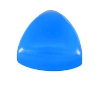 55Carat Trillion Shape Original Cabochon à facettes Pierre précieuse naturelle à facettes 4 5 6 7 8 9 10 11 12 13 mm, 5X5 mm, Pierre, Calcédoine bleue naturelle