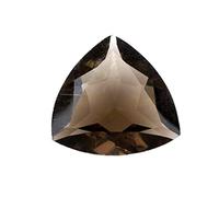 55Carat Trillion Shape Original Cabochon à facettes Pierre précieuse naturelle à facettes 4 5 6 7 8 9 10 11 12 13 mm, 8X8 mm, Pierre, Quartz fumé naturel