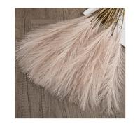 55CM 5/1 PIÈCES Moelleux Pampas Herbe Décor Fleur Fausse Plante Roseau Simulé Fête De Mariage Noël À La Maison Artificielle(Pink,1PCS)