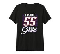 55e Anniversaire, Je Fais Bien paraître 55 Ans T-Shirt Haut de Gamme