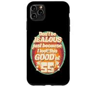 55e Anniversaire pour Hommes et Femmes drôle Dicton 55 Ans Coque pour iPhone 11 Pro Max
