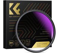 55mm gnd8 Soft Circular 0.9 (3 Stops) High Definition Filter with Blue Coating Water Resistant Anti-Scratch for DSLR Camera Lens