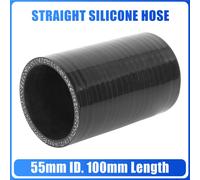 55mm ID Noir Droit Silicone Coupleur Tuyau Intercooler Tube