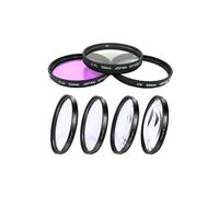 55mm Kit 7 Filtres: UV FLD CPL Close-Up x4 Pour Sony DSLR Alpha A200 A300 A350 A33 A35 A55 A58 A65 A77 A99 A3000 A5000 A6000
