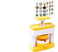 55MM Newest Badge Maker Machine Installation-Free for DIY Pin Button Press Badges with 48Pcs +Circle Cutter