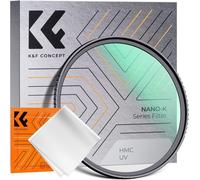 55mm UV Filter Protection Filter and Cleaning Cloths Multi-Layer Microfibre Cloth with Coating for Camera Lens