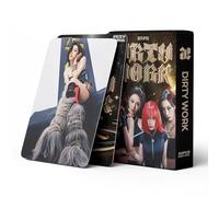 55Pcs AESPA Dirty Work Photocards "MY" Nouvel Album Cards Mini Merch PhotoCards Poster