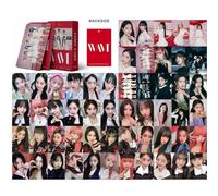 55PCS Cartes Kpop IVE WAVE Cards IVE WAVE Mini Cards IVE WAVE Album Cartes IVE Merch Photocards Set Kpop IVE Cartes Photo Cadeau de Fans