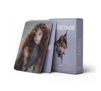 55PCS Cartes Kpop Jisoo SOLO AMORTAGE Photocartes AMORTAGE Photocartes Jisoo AMORTAGE Nouvel Album Cartes Jisoo Mini Merch Photocartes Set Kpop Greeting Card Postales pour Fans