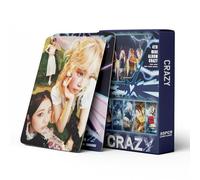55PCS Cartes Kpop LE SSERAFIM CRAZY Cards LE SSERAFIM Mini Cards LE SSERAFIM CRAZY Album Cartes LE SSERAFIM Merch Photocards Set Kpop LE SSERAFIM Cartes Photo Cadeau de Fans