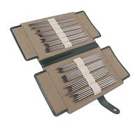 55PCS Double Pointed Knitting Needles, Stainless Steel Knitting Needles 2.0mm to 6.0mm Crafts Yarn Tool with Storage Bag for Beginners