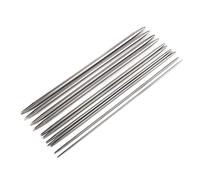 55pcs ensemble d'aiguilles à tricoter, aiguilles de couture en acier inoxydable à double pointe de 7,9 pouces accessoires de tressage tissés à la main bricolage (2,0 à 6,5 mm)Aiguilles à tricoter