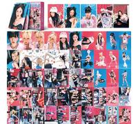 55Pcs Kpop AESPA Photocartes AESPA Cartes Hot Mess Nouvel Album Poster Cards pour Fans