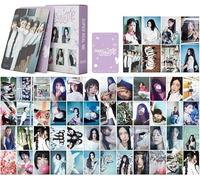 55PCS Kpop ILLIT Lomo Cartes ILLIT SUPER REAL ME Nouvel Album Mini Merch Photocartes pour Fans