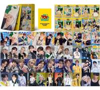 55Pcs Kpop Stray Kids Photocards SKZ TOY WORLD Lomo Cards 2024 Fan Concert Cards Mini Merch Photo Cards StrayKids Cadeau pour Fans