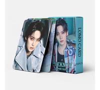 55Pcs Stray Kids Photocards ATE Cards Nouvel Album Cards SKZ BangChan/Felix/ChangBin/HyunJin/Han/Lee Know/I.N Mini Merch Photo Cards StrayKids Poster Cards pour Fans (Lee Know)