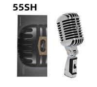 55Sh Series Ii Nom Original Métal Vintage Microphone Simulation Classique Dynamique Vocal Micro Filaire Microphone Enregistrement Pour Karaok.55Sh.