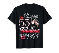 55th Birthday Queen Chapter 55 Fabulous Since 1971 Women T-Shirt