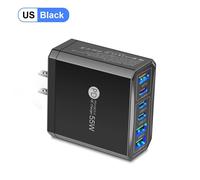 55W 3 Ports Usb 3 Pd Chargeur Adaptateur De Charge Pour Xiaomi Iphone 16 14 13 Samsung Prise De Téléphone Portable Charge Qc 3.0 Chargeur Mural