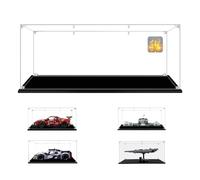 55x25x20cm 3mm Acrylique Vitrine Exposition pour Lego Voiture 1/10 Peugeot-9X8 24H Le Man 42156 911 RSR 42096 Ferrari 488 GTE 42125 21054
