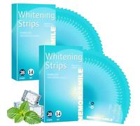 56 Bandes de Blanchiment Dentaire, Whitening Strips pour Élimination Douce des Taches, Teeth Whitening Strips Usage Domestique pour Dents Plus Blanches
